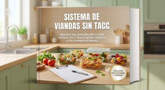Sistema de Viandas Sin TACC para Niños y Adolescentes (Plan + 4 Bonos)